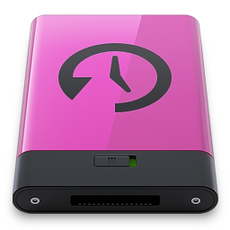 Pink Time Machine B Icon 256x256 png